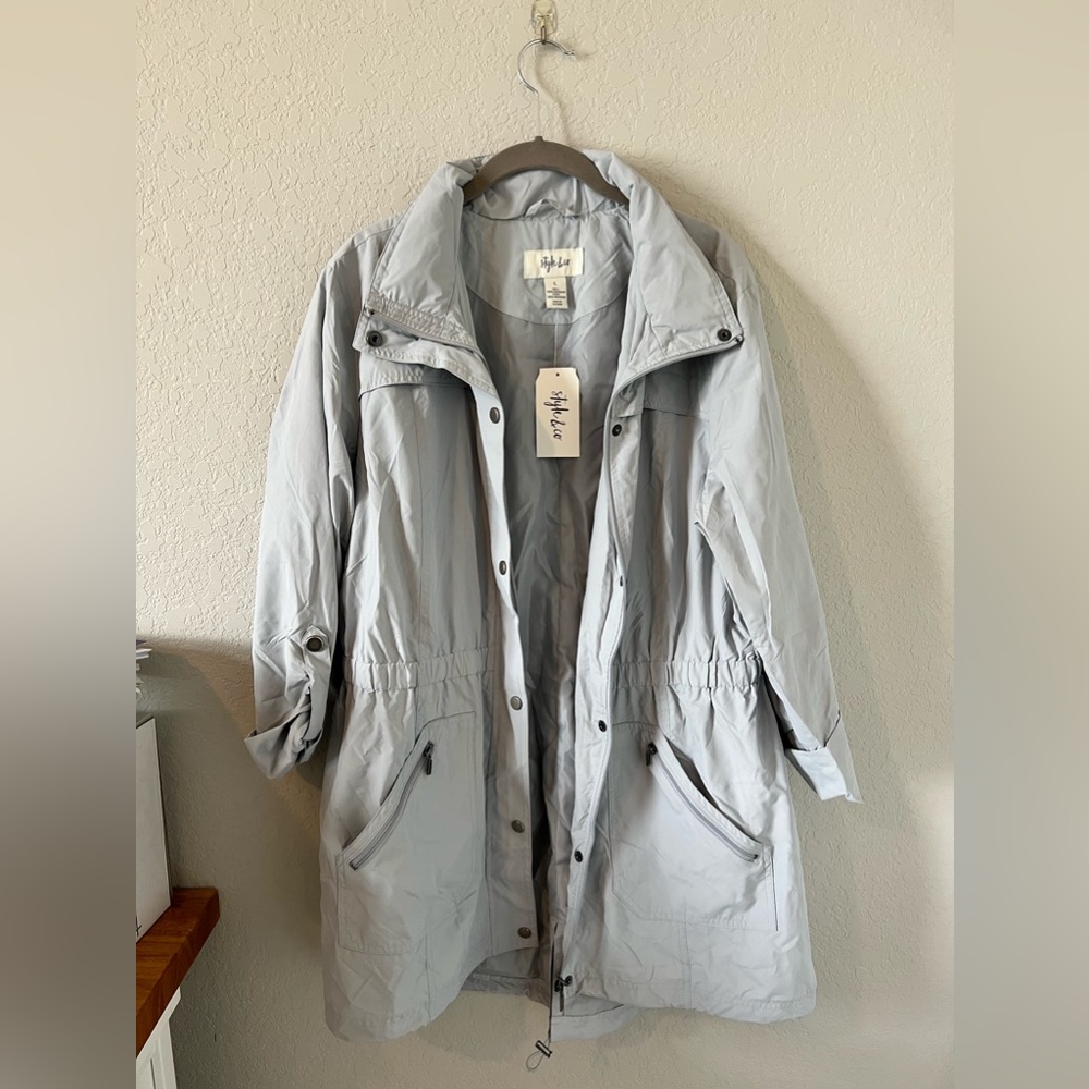 NWT Style & Co Rain Jacket